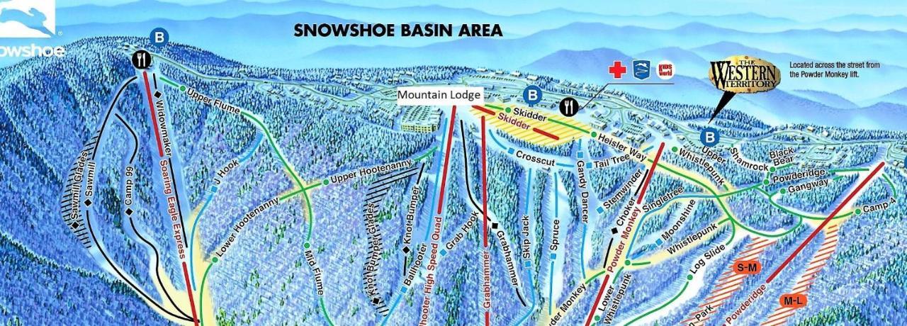 Stroll To Slopes, Village Area, Ski In-Out Mtlodge 304 Snowshoe Eksteriør billede